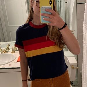 NWT Eco friendly color block tee